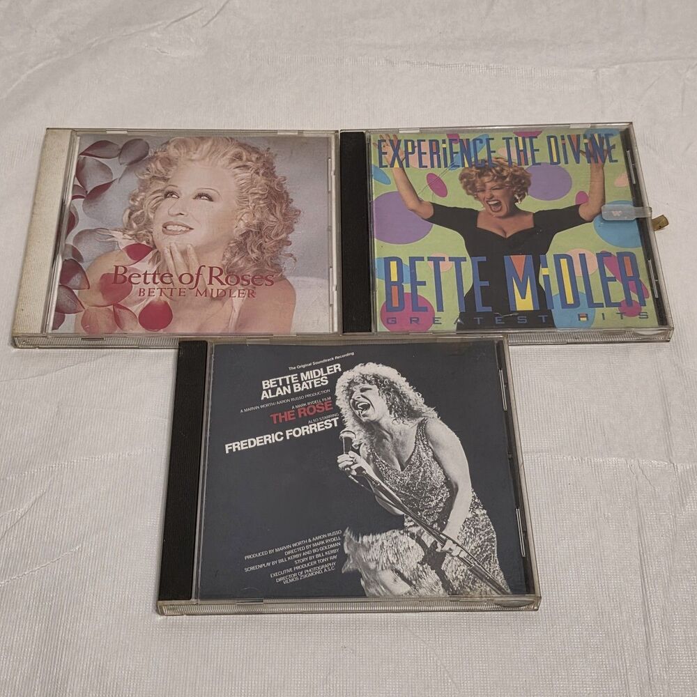 Bette Midler, The Rose, Greatest Hits Music CDs (3)